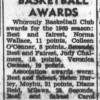 1969 - O&K Netball Best & Fairest Awards