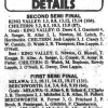 1981.08.31 - O&K 2nd Semi Final Scores