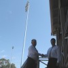 New light towers at Chirnside Park