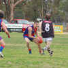 Luke Henson dodges an opponent.