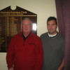 The Mitchells at the new goalkicking board 