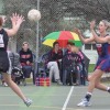 Fast paced netball.