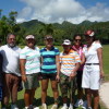 Team Samoa with Local Caddies 