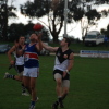 Haughto, solid in defence with Trav covering his back Rd1 v Bunyip
