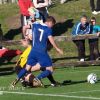 Leigh Kenyon avoiding tackle