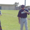 Ray Brown BCO Development Officer giving pitching instruction