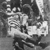 Richard Howlett of Chelsea with some Grand Final acrobatics 