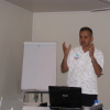 Marketing facilitator Atma Maharaj in session