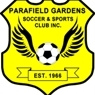 Parafield Gardens Black Logo