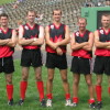 AUSTRALIANS: Craig Stewart, Paul Tinkler, Mike Radywonik, Chris Jordan, Dave Sutherland, 2003