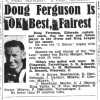 1952 - Tip Lean Trophy Winner - Doug Ferguson