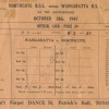 1947 - Wang RSL v Northcote RSL Scorecard 
