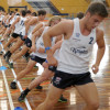 The beep test with the Northern Knights