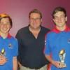 Darren (Billy) Hunter Best and Fairest Award - Under 16 McDonalds Shield - Jarrod Clarke (runner up), Darren Hunter, Connor Bloss