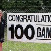 Congratulations on your 100 games Eliza