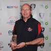 Bernie Eastman receives the Netball Most Disciplined Club Award on behalf of Bairnsdale Football Netball Club.