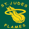 St Jude's Flames Gold Logo