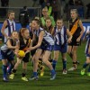 Girls footy at Blundstone Arena 3rd June 2016