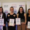 Casey Sherriff (Morwell, May), Eliza Osborn (Maffra, June), Taylah Brown (Leongatha, August and overall AGA Rookie of the Year) and Lani Hughes (Bairnsdale, July). Absent: Chiara Mulqueen (Warragul, April)