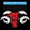 The Wheeler Motor Canterbury Rams Logo