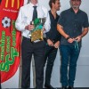 Male Player of the Year - Top 4 (from left to right): Luke Devitt - Beegees FC (Winner), Luke Alderson - Woombye FC with McDonald's Licensee Representative Tim Banks ABSENT FROM PHOTO: Grant De Chastel - Noosa FC & Mackenzie Smith - Caloundra FC