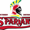 Southern Districts Spartans Black Logo