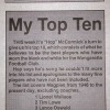 Jack Hop McCormack's top ten players.
