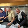 Cooks and servers: Chris, Michael and Alan Farman