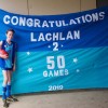 Congratulations Lachlan Kelly on 50 Games!
