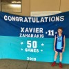 Congratulations Xavier Zaharakis on 50 Games!