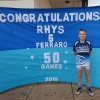 Congratulations Rhys Ferraro on 50 Games!