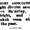 1909 - Bright Shire FA Premiers - Porepunkah FC