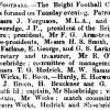 1890 - Formation of the Bright Football Club