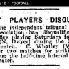 1932 - Moyhu player disqualified