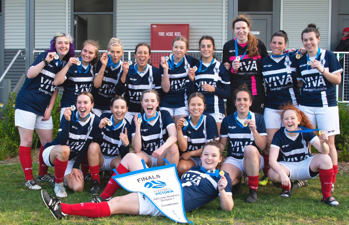 Geelong Rangers Women's Division 1 Champions