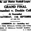 1948.09.10 - Benalla & DFL Grand Final