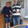 2nd place Tom Hinton with Commodore Chris Laker