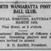 1930 - North Wangaratta FC - AGM