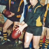 Rudi Bence and Dave Dalrymple warm up prior to the Seniors GF