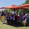 Many guests and Members enjoying the beautiful weather, making new friends and catching up with old friends.