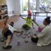 Simon, Orlo and Kylie Murray, Bolero, busy with Lego