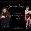 Un11 Netball Most Improved - Samantha Fraser