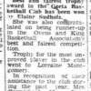 1957 - O&K Best & Fairest - Runner Up: Elaine Sudholz