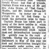 1917 - Gerald Evan's Death